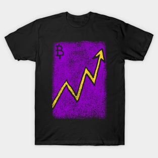 Bitcoin Graph - Vintage Style T-Shirt